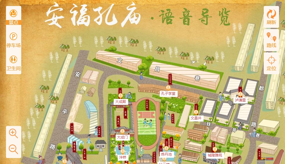 莒县手绘地图：智慧景区智能化服务的延伸